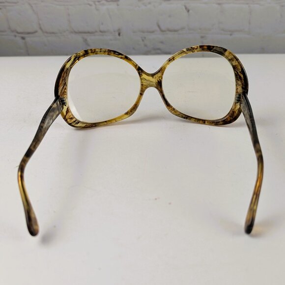 Vintage Women's Resin Swirl Oval Glasses - Picture 8 of 12
